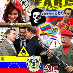 La guerra de Chávez y Uribe