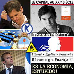 Piketty, Kicillof y Macron