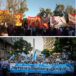 La Argentina blanca y la Argentina morena